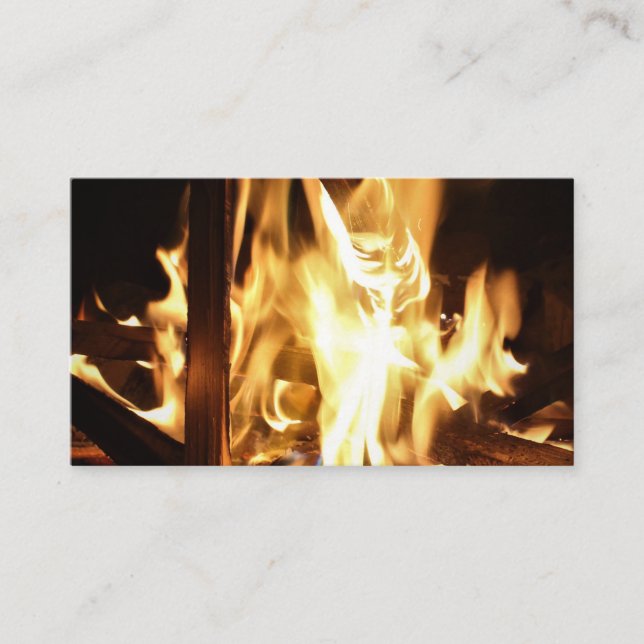 Through the Flames Business Card (Front)