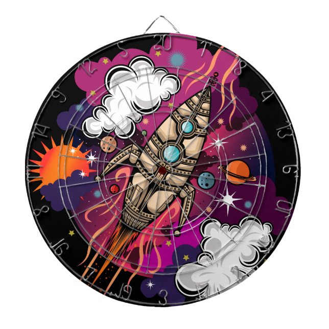 Through The Galaxy    Dartboard (Front)