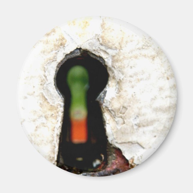 through the keyhole magnet (Front)