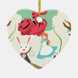 Through The Looking Glass Ceramic Ornament