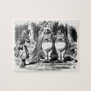 Through the Looking Glass, Tweedledum & Tweedledee Jigsaw Puzzle