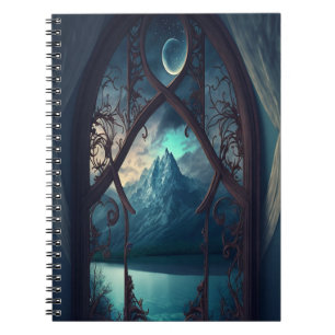 Through the Moonlit Window Notebook