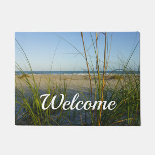 Through The Sea Oats Welcome Doormat