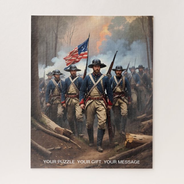 Through the Trees: A Civil War Odyssey Jigsaw Puzzle (Vertical)