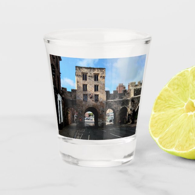 Through the walkway shot glass (Front)