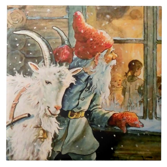 “Through the Window” by Jenny Nystrom Tile (Front)