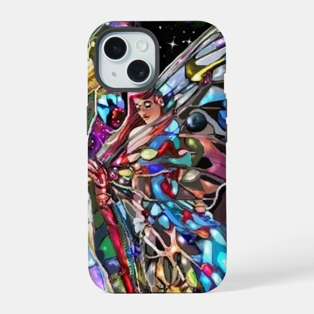 Through the Wings of a Butterfly   iPhone 15 Case (Back)