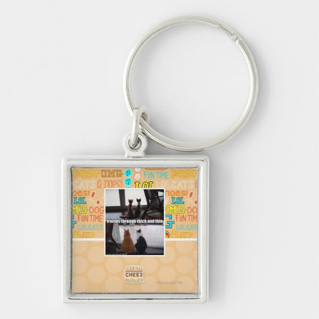 Through thick and thin keychain (Front)