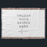 Throw Blanket 54" x 38"<br><div class="desc">Customize your design in Templett. After you are done editing,  download your file in a JPG format (don't forget to turn on the bleed option). Upload your design here by clicking on the blue "Personalize" button.</div>
