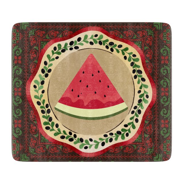 Throw Blanket Cutting Board (Front)