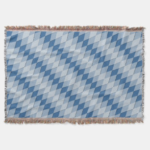Throw Blanket - Diagonal Argyle Pattern