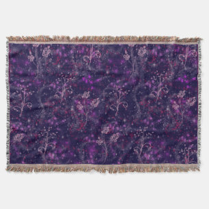 Throw Blanket - Floral & Star Burst