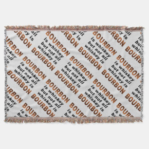 THROW BLANKET - Not All Whiskey Is BOURBON!
