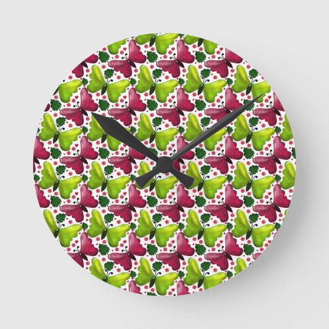 Throw Blanket Round Clock (Front)