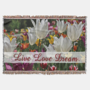 Throw Blanket/Tulips Blanket