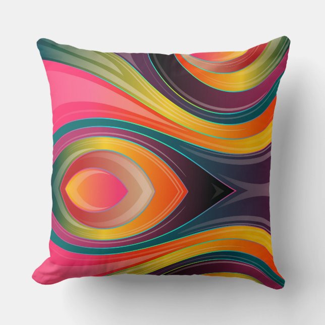 Throw Cushion - Abstract Art (Front)