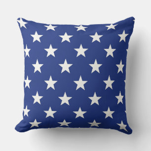 Throw Cushions - Blue and White Stars