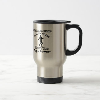throw  discus design travel mug
