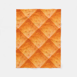 Throw - Elegant Copper-Toned Modern Art Design Fleece Blanket