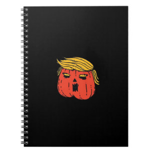 Throw Him Out Like A Pumpkin Trumpkin Halloween El Notebook