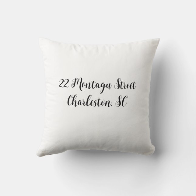 Throw Pillow (Back)