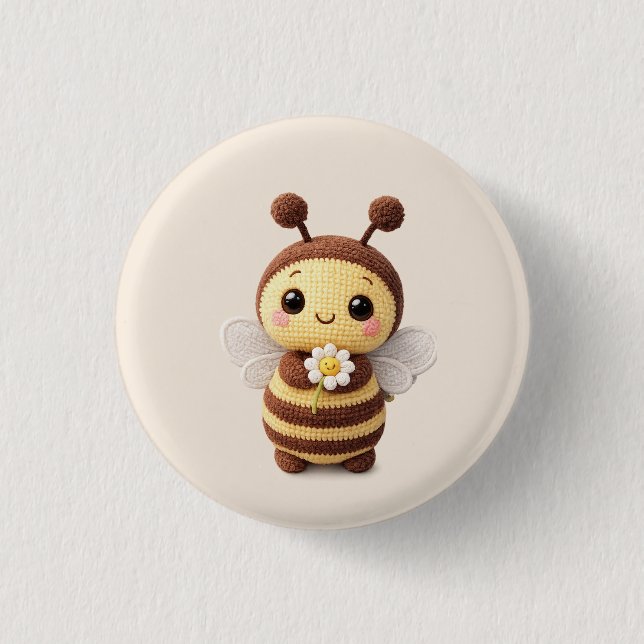 Throw Pillow 1 Inch Round Button (Front)