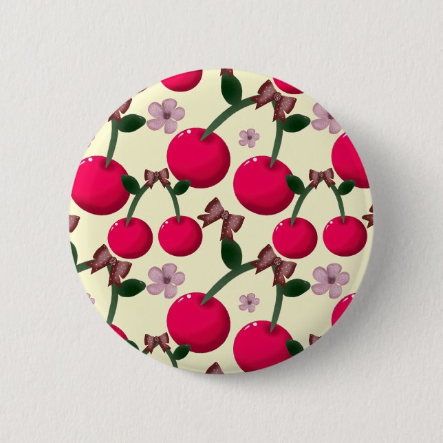 Throw Pillow 2 Inch Round Button (Front)