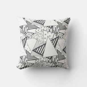Throw Pillow Abstract quilting patchwork patches r