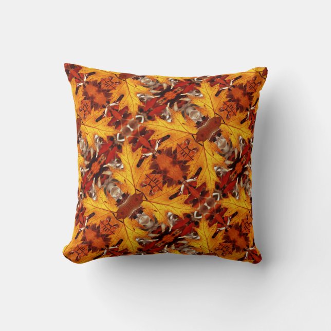 Throw Pillow - Autumn Leaves #2 (Front)