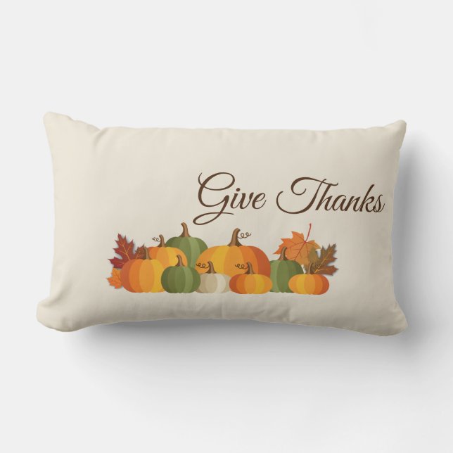 Throw Pillow-Autumn Lumbar Pillow (Front)
