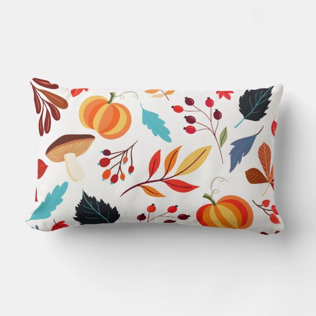 Throw Pillow-Autumn Lumbar Pillow (Front)
