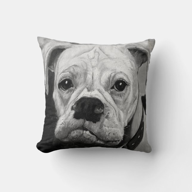 Throw Pillow - Boxer (Front)
