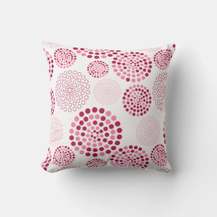 Throw Pillow-Circle Pattern Pillow