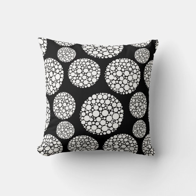 Throw Pillow-Circle Pattern Pillow (Front)