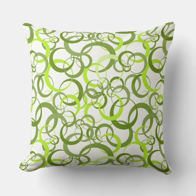 Throw Pillow-Circle Pattern Pillow (Front)