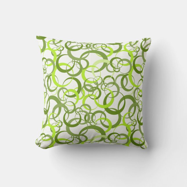 Throw Pillow-Circle Pattern Pillow (Front)