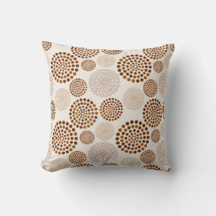 Throw Pillow-Circle Pattern Pillow