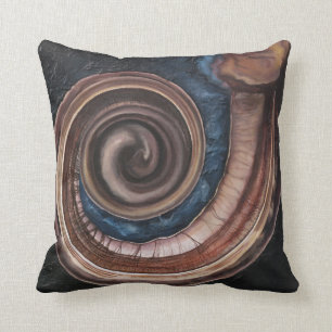 Throw Pillow Cochlea Slice