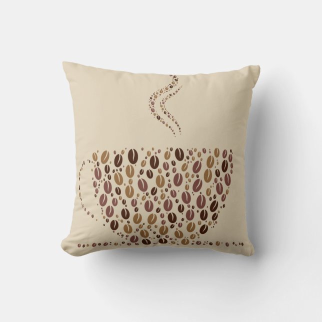 Throw Pillow-Coffee Lovers Pillow (Front)