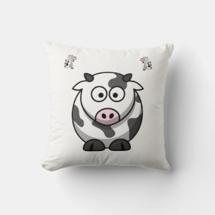 Throw Pillow Cow