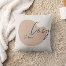 Throw Pillow-Cozy