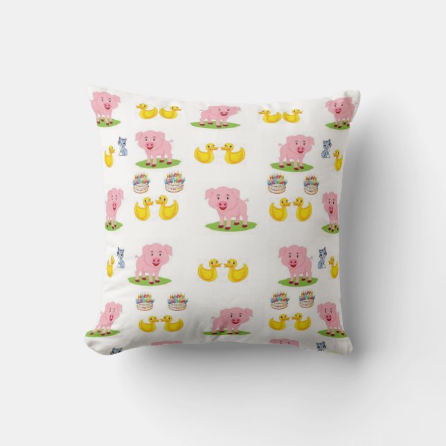Throw Pillow Duck (Front)