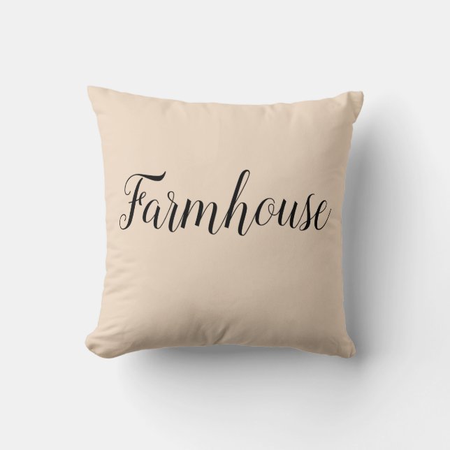 Throw Pillow-Farmhouse Pillow (Front)