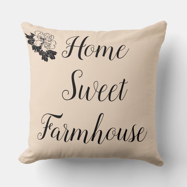 Throw Pillow-Farmhouse Pillow (Front)
