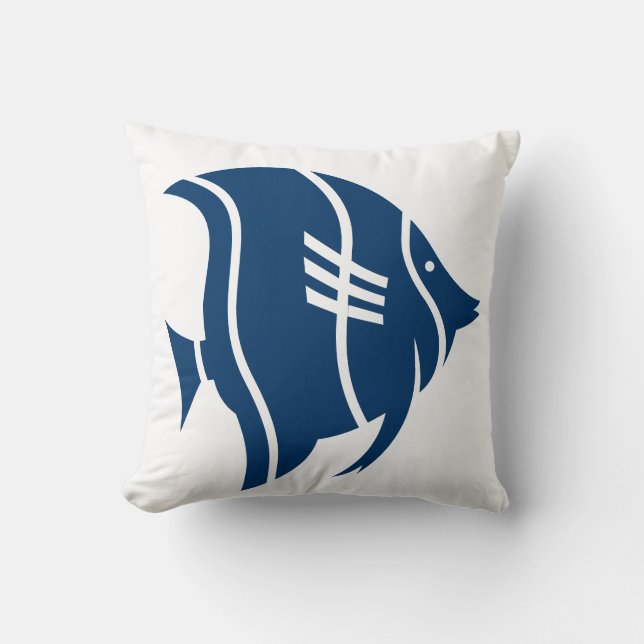 Throw Pillow Fish (Front)