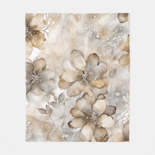 Throw Pillow Fleece Blanket (Front)