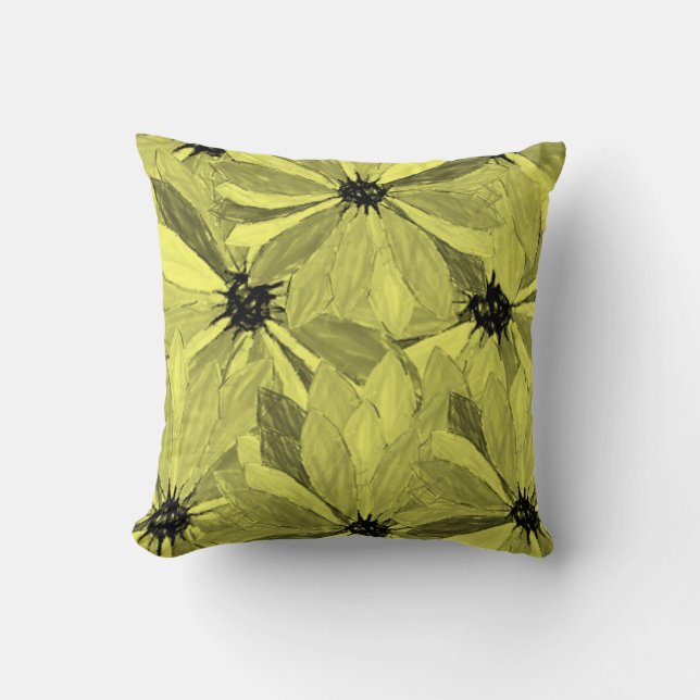 Throw Pillow Floral (Front)