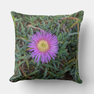 Throw Pillow-Floral series Iceplant Flower- Pillow