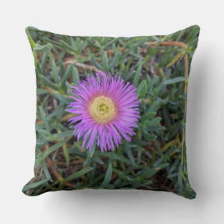 Throw Pillow-Floral series Iceplant Flower- Pillow