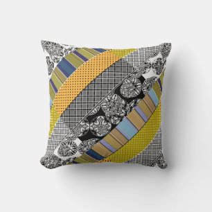 Throw Pillow Geometric ,patchwork